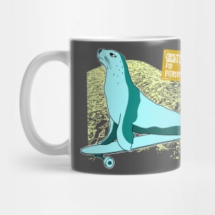 Seal Skateboarding Mug